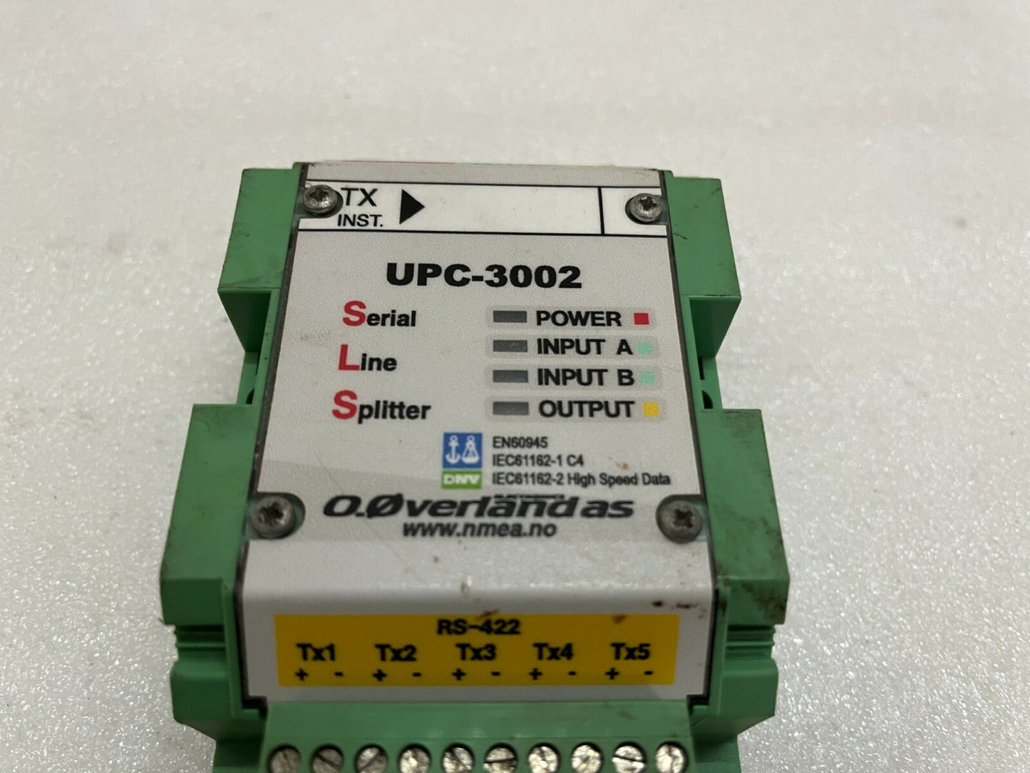 OVERLAND AS UPC-3002 SERIAL LINE SPLITTER