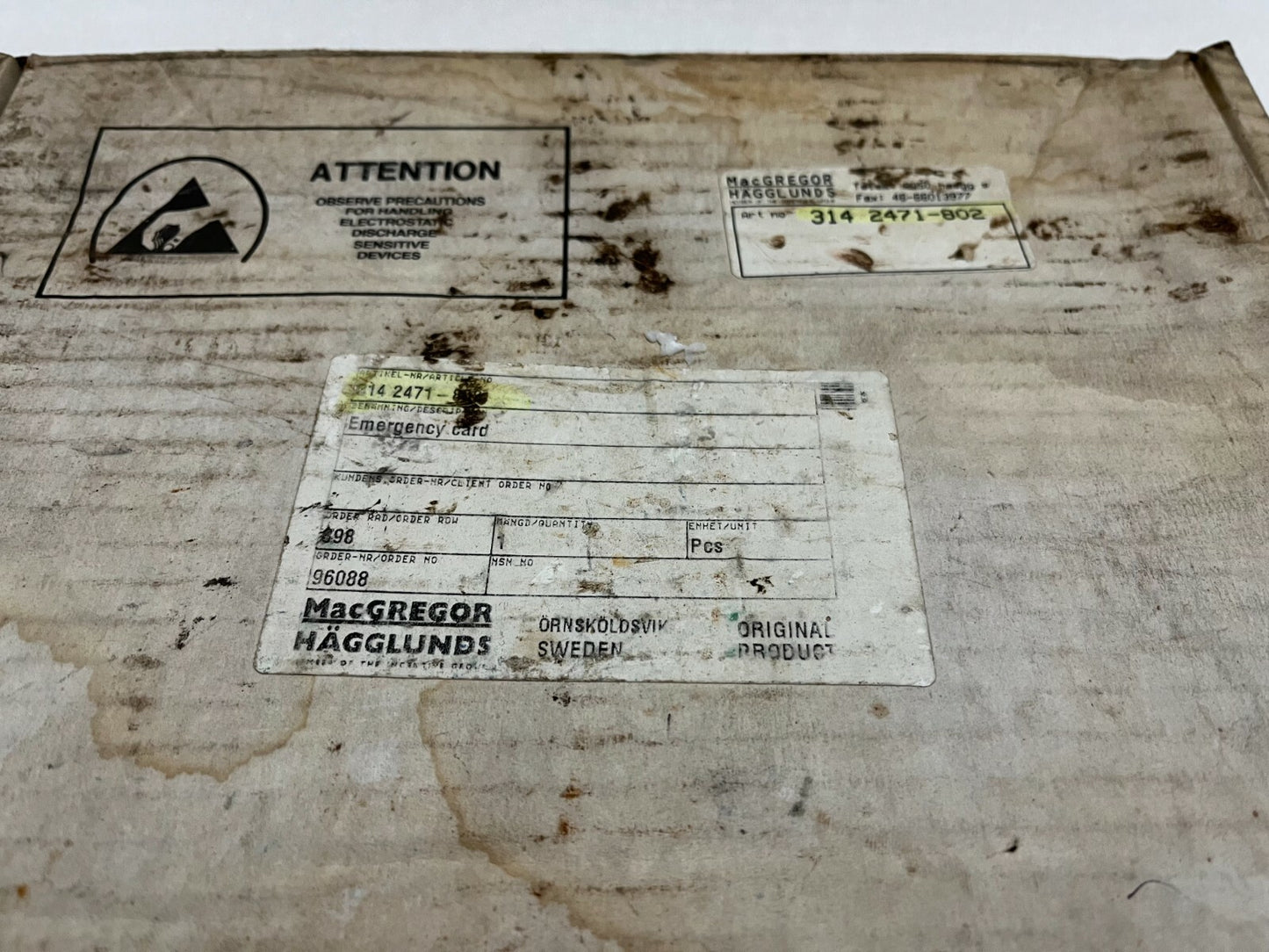 MACGREGOR 314 2471-802 CIRCUIT BOARD HS3142508001A