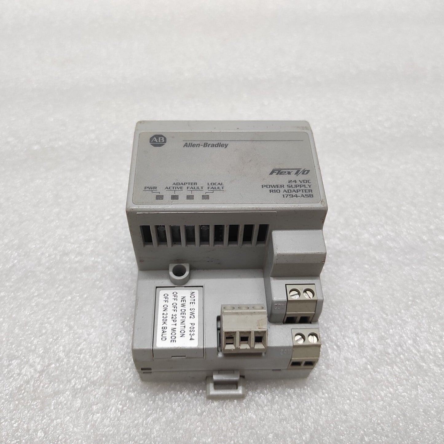 ALLEN BRADLEY CAT 1794-ASB FLEX I/O ADAPTER MODULE 96404877