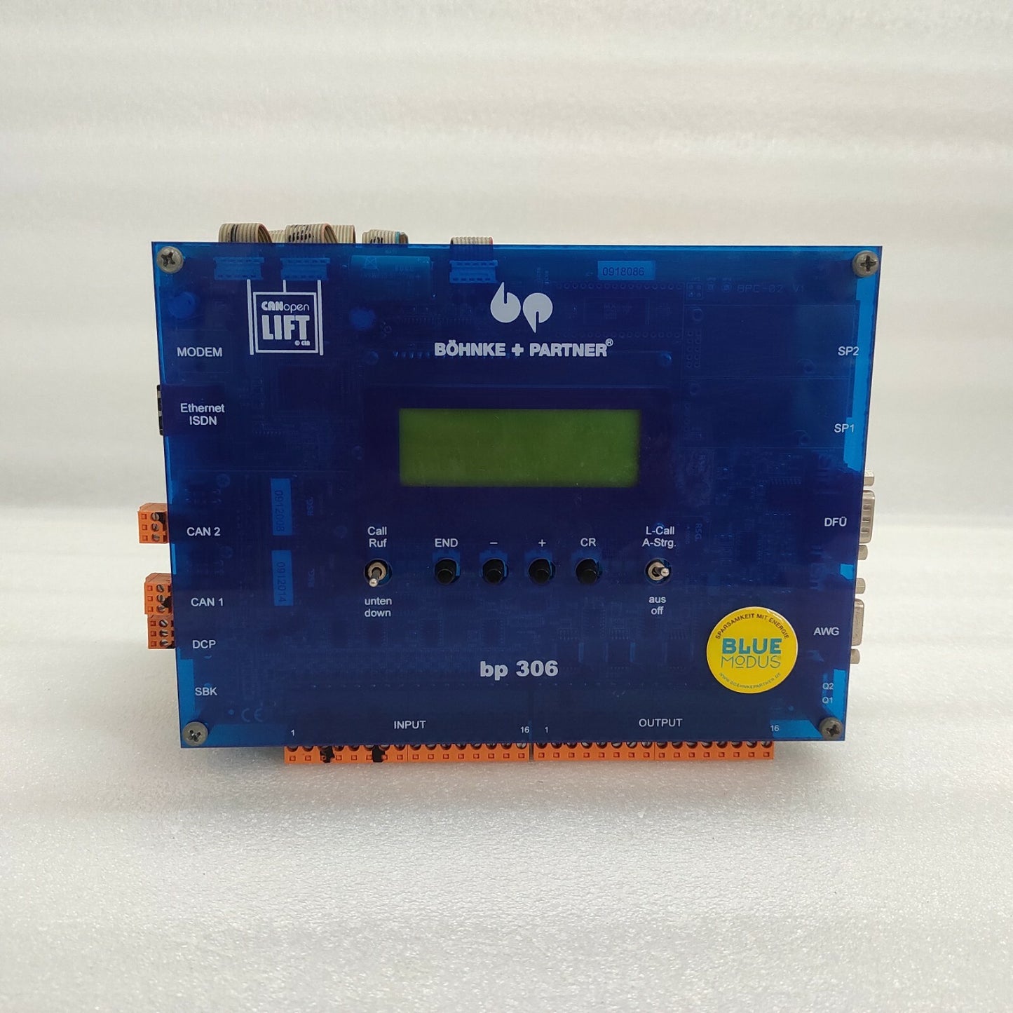 BOHNKE + PARTNER BP306 CANOPEN LIFT CONTROL SYSTEM 170-264VAC
