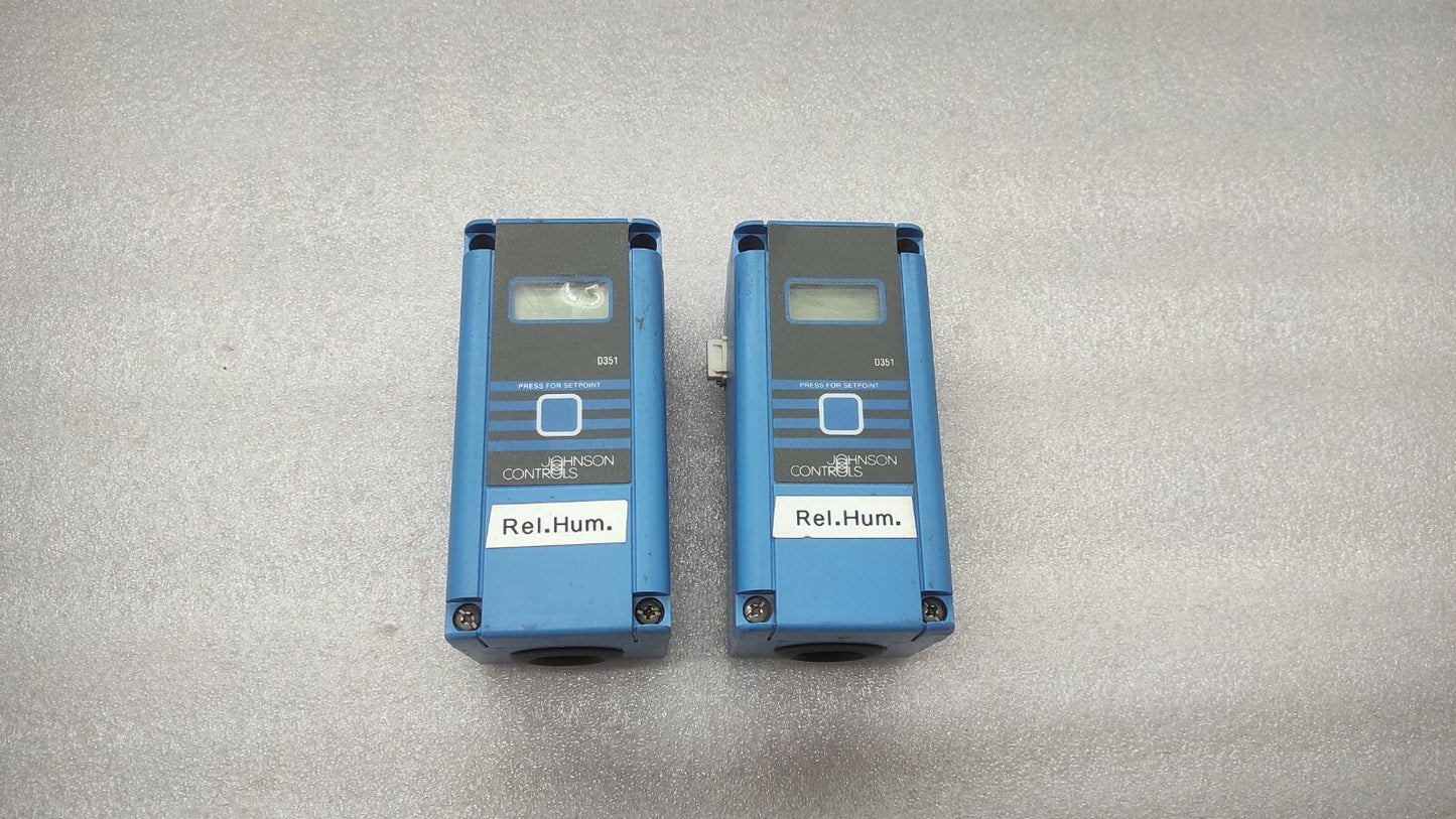 JOHNSON CONTROLS D351A HUMIDITY CONTROL