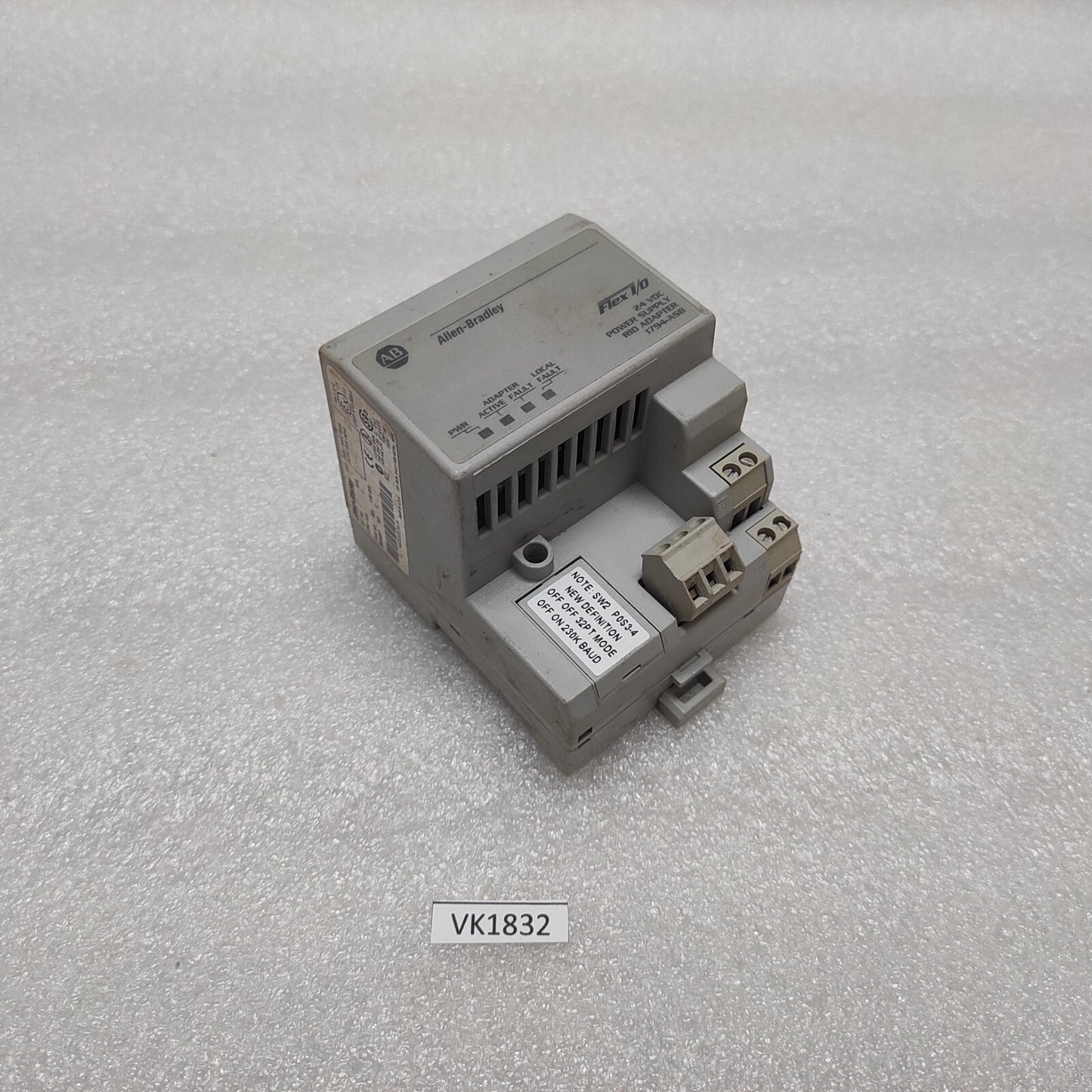 ALLEN BRADLEY CAT 1794-ASB FLEX I/O ADAPTER MODULE 96404877