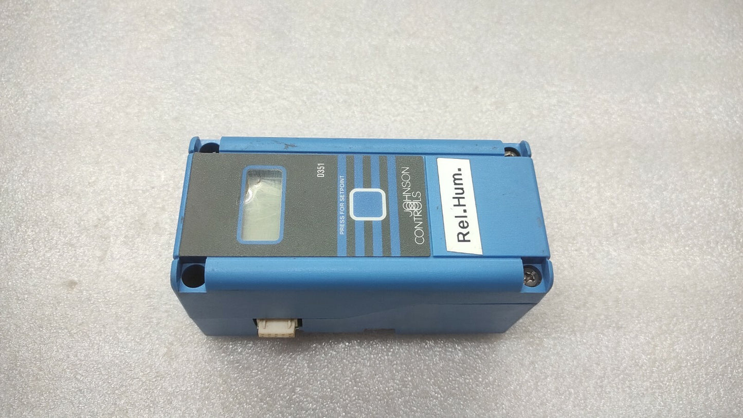 JOHNSON CONTROLS D351A HUMIDITY CONTROL