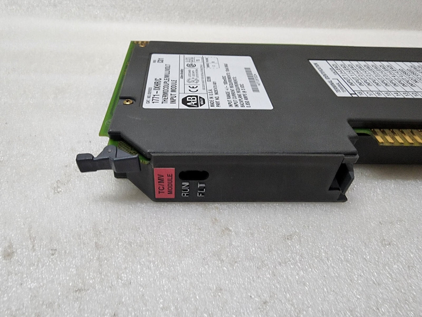 ALLEN BRADLEY 1771-IXHR/C THERMOCOUPLE MILLIVOLT INPUT MODULE 96287473 A01