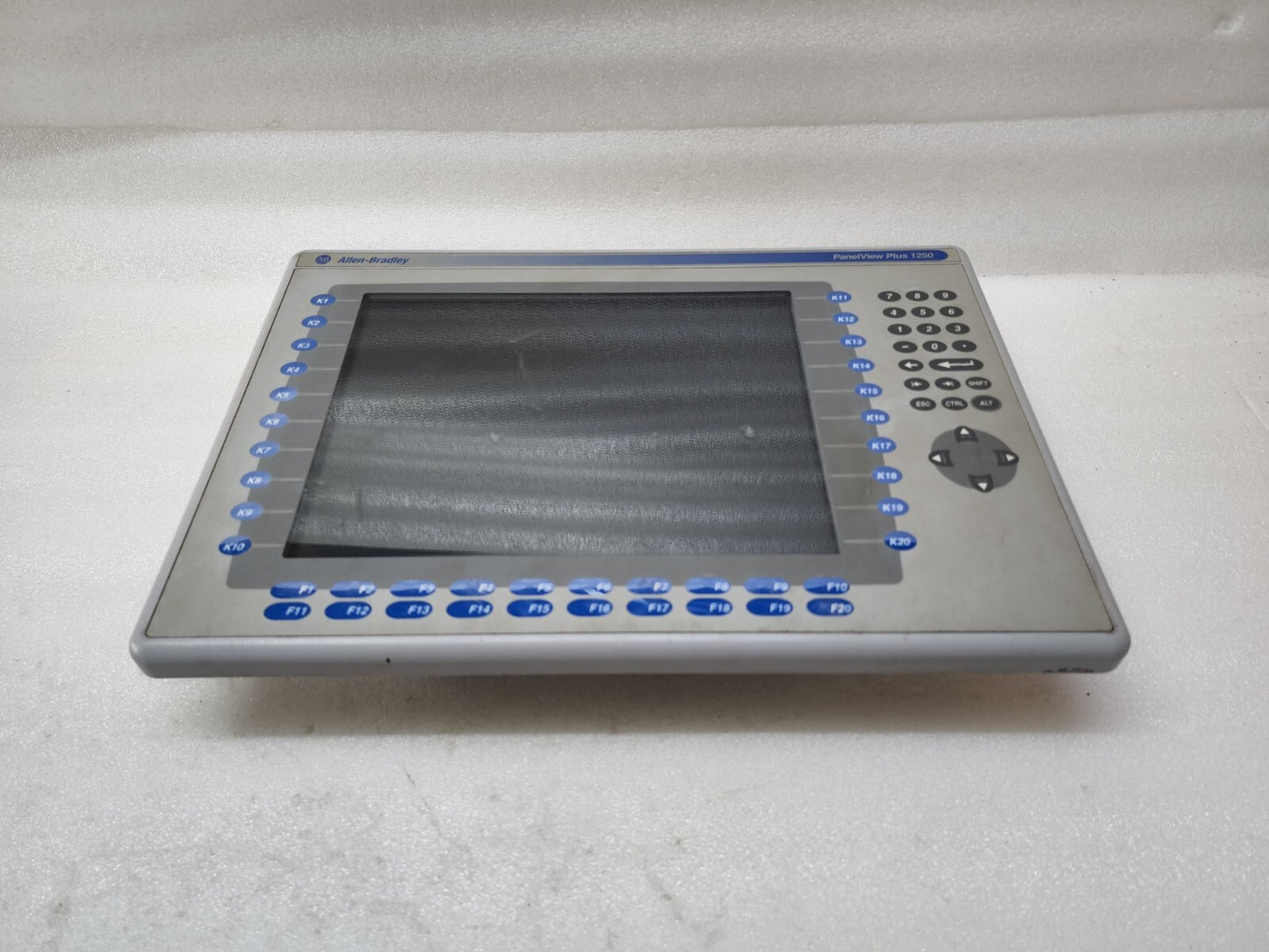 ALLEN BRADLEY PANELVIEW PLUS 1250 CAT 2711P-RP2 24VDC CAT 2711P-RDK12C