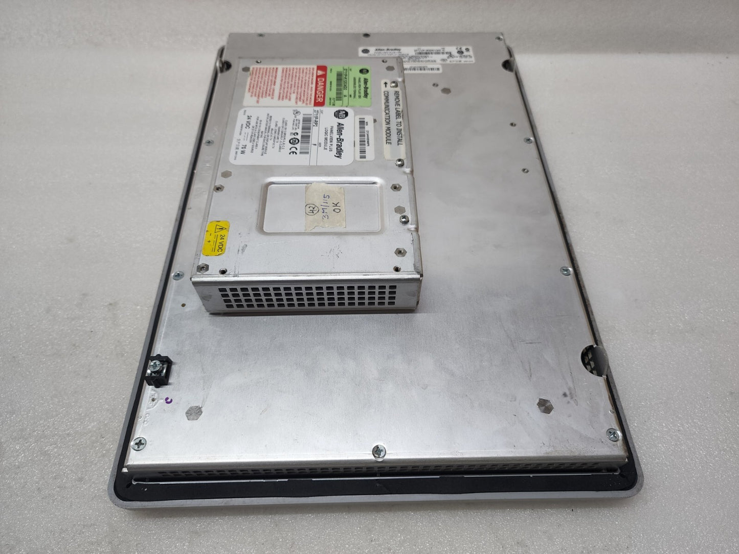 ALLEN BRADLEY PANELVIEW PLUS 1250 CAT 2711P-RP2 24VDC CAT 2711P-RDK12C