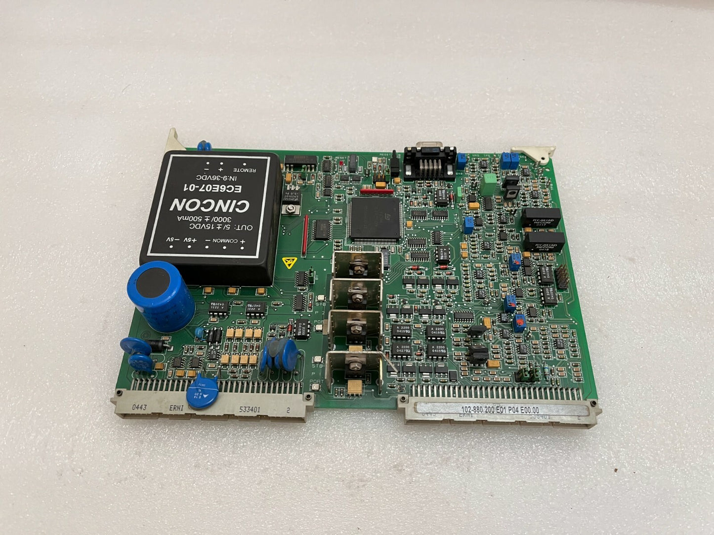 RAYTHEON MARINE 102-880.201 E01 I/O PCB AUTOPILOT NB06-259.00