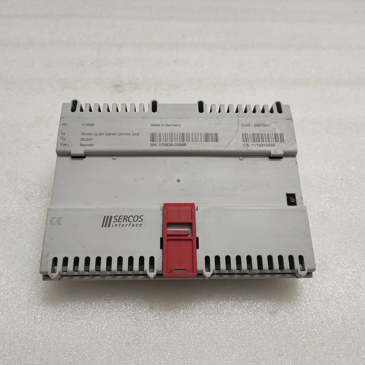REXROTH SERCOS 3 R-ILB S3 24 DI16 DIO16 R911170826-206 24VDC