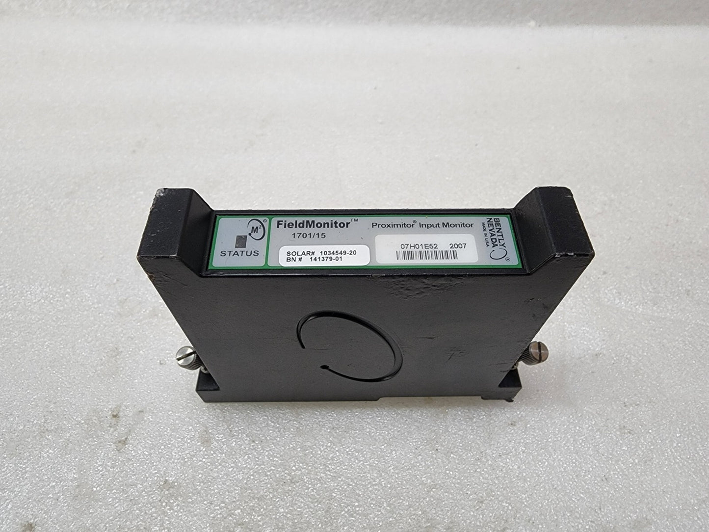 BENTLY NEVADA 1701/15 INPUT MONITOR FIELDMONITOR