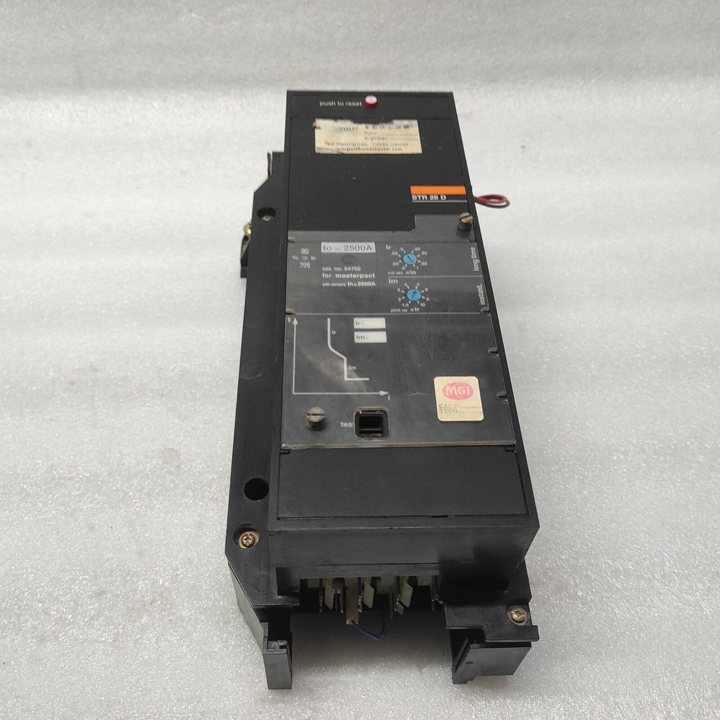 MERLIN GERIN STR28D MASTER PACT CIRCUIT BREAKER 54762 2500A
