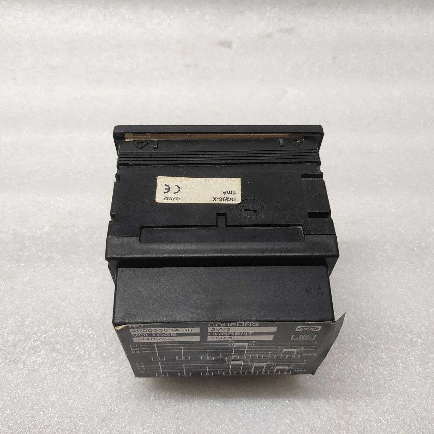 DEIF 400003634.30 AC NETOWRK INSULATION MONITOR 440VAC MEGA OHM METER