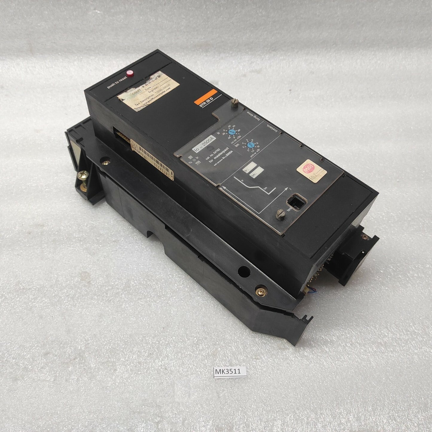 MERLIN GERIN STR28D MASTER PACT CIRCUIT BREAKER 54762 2500A