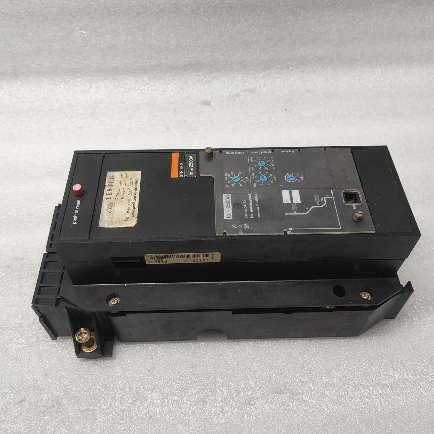 MERLIN GERIN STR38S MASTERPACT CIRCUIT BREAKER TRIP UNIT 54762 2500A