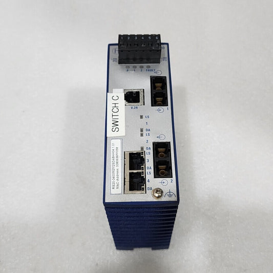HIRSCHMANN RS20 INDUSTRIAL ETHERNET SWITCH RS20-0400M2M2SDABHH04.1.01