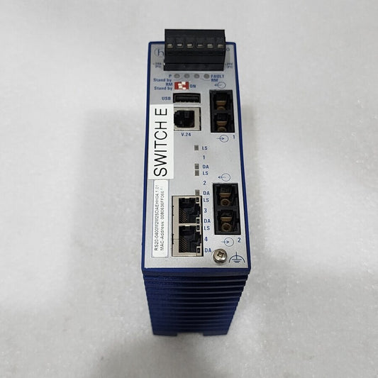 HIRSCHMANN RS20 INDUSTRIAL ETHERNET SWITCH RS20-0400M2M2SDAEHH04.1.01