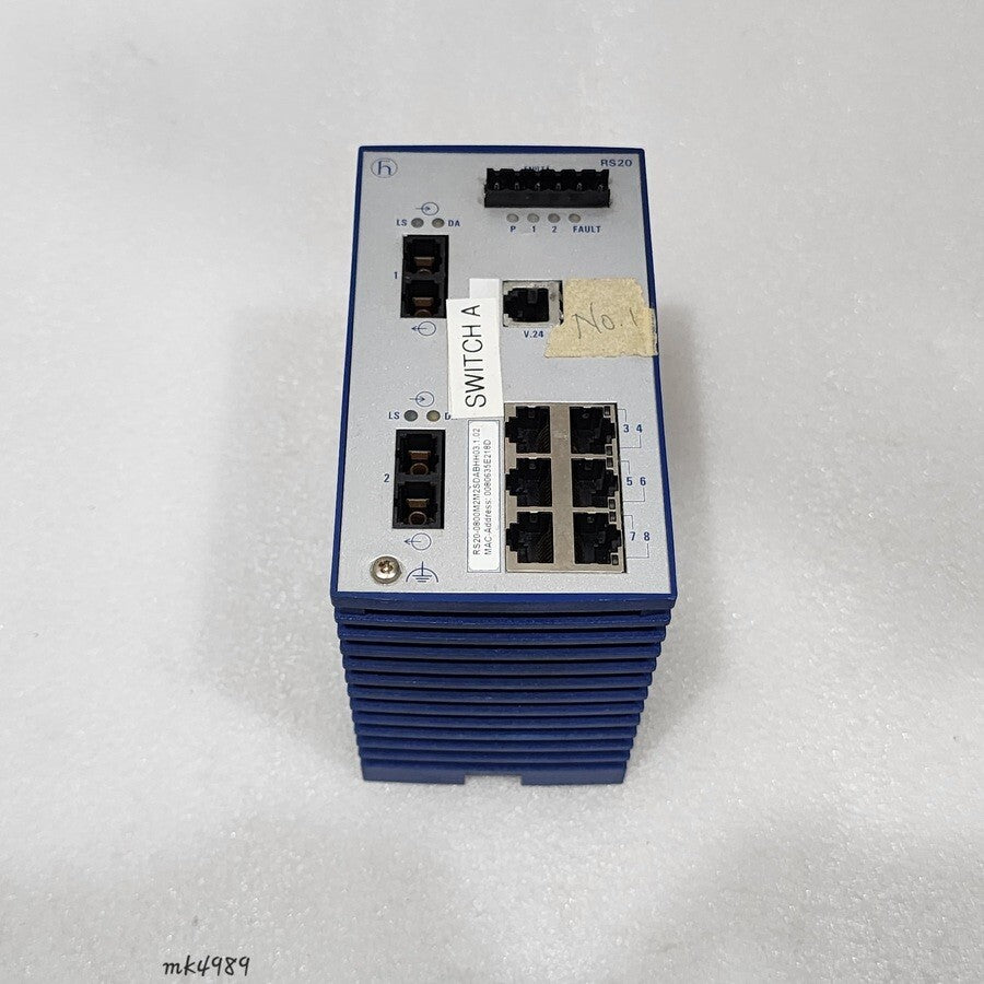 HIRSCHMANN RS20 INDUSTRIAL ETHERNET SWITCH RS20-0800M2M2SDABHH03.1.02