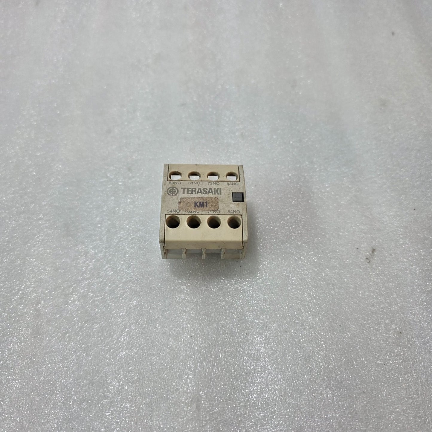 TERASAKI TKU40 AUXILIARY CONTACT UNIT 4NO/4NC 16A AC15/DC13 KM1 CONTACTOR BLOCK