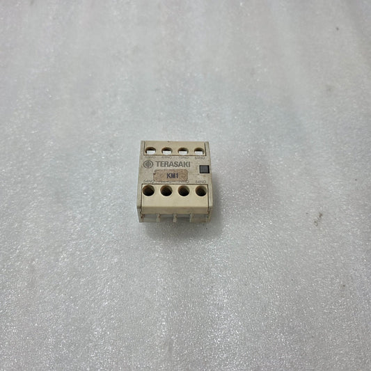 TERASAKI TKU40 AUXILIARY CONTACT UNIT 4NO/4NC 16A AC15/DC13 KM1 CONTACTOR BLOCK