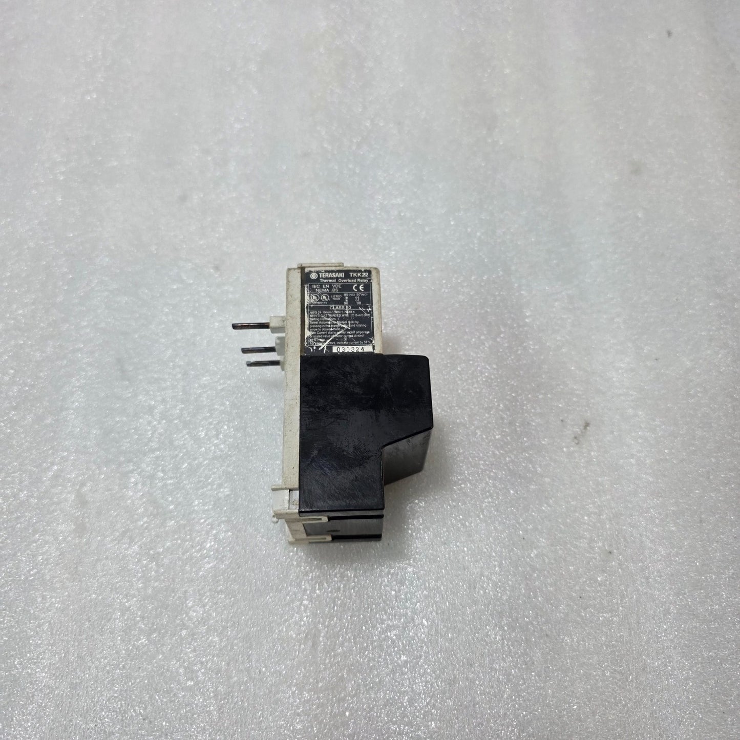 TERASAKI TKK22 THERMAL OVERLOAD RELAY 2.5–4A ADJUSTABLE MOTOR PROTECTION RELAY