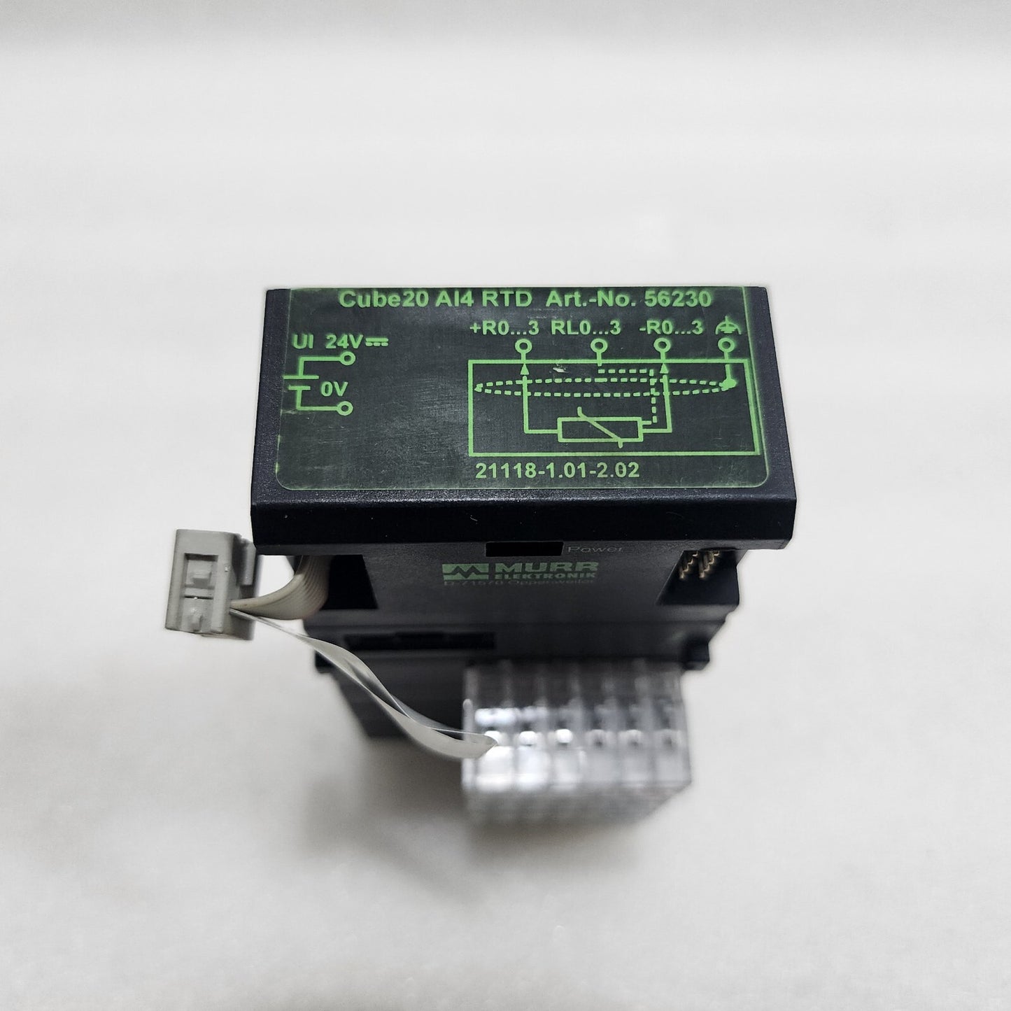 MURR ELEKTRONIK CUBE20 AI4 RTD ANALOG INPUT EXPANSION MODULE 56230