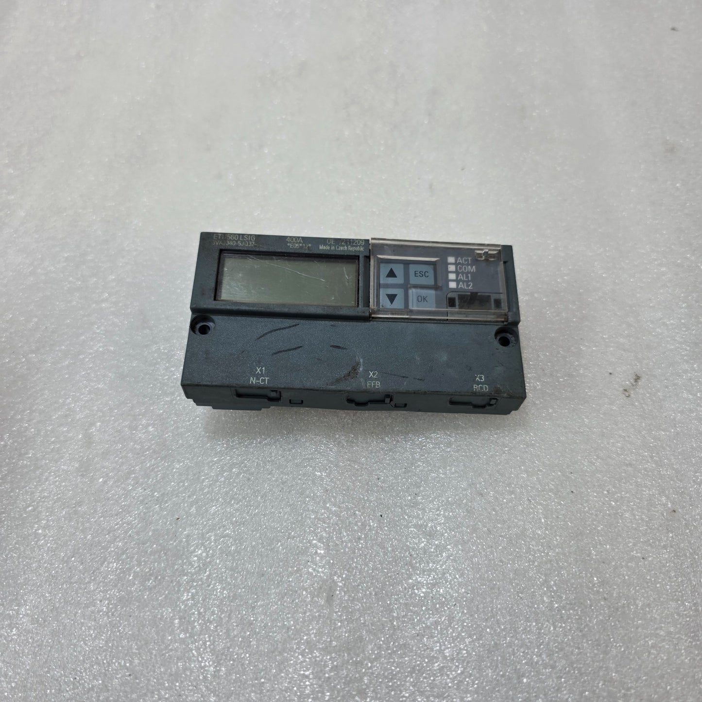 SIEMENS ETU560 LSIG 400A TRIP UNIT 3VA2340-5JQ32 ELECTRONIC PROTECTION MODULE
