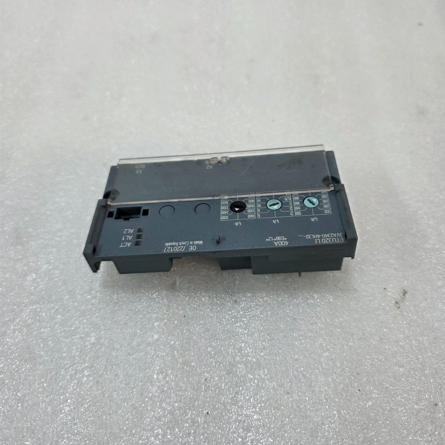 SIEMENS ETU320 LI TRIP UNIT 400A 3VA2 MCCB ELECTRONIC RELEASE 3VA2340-4HL32