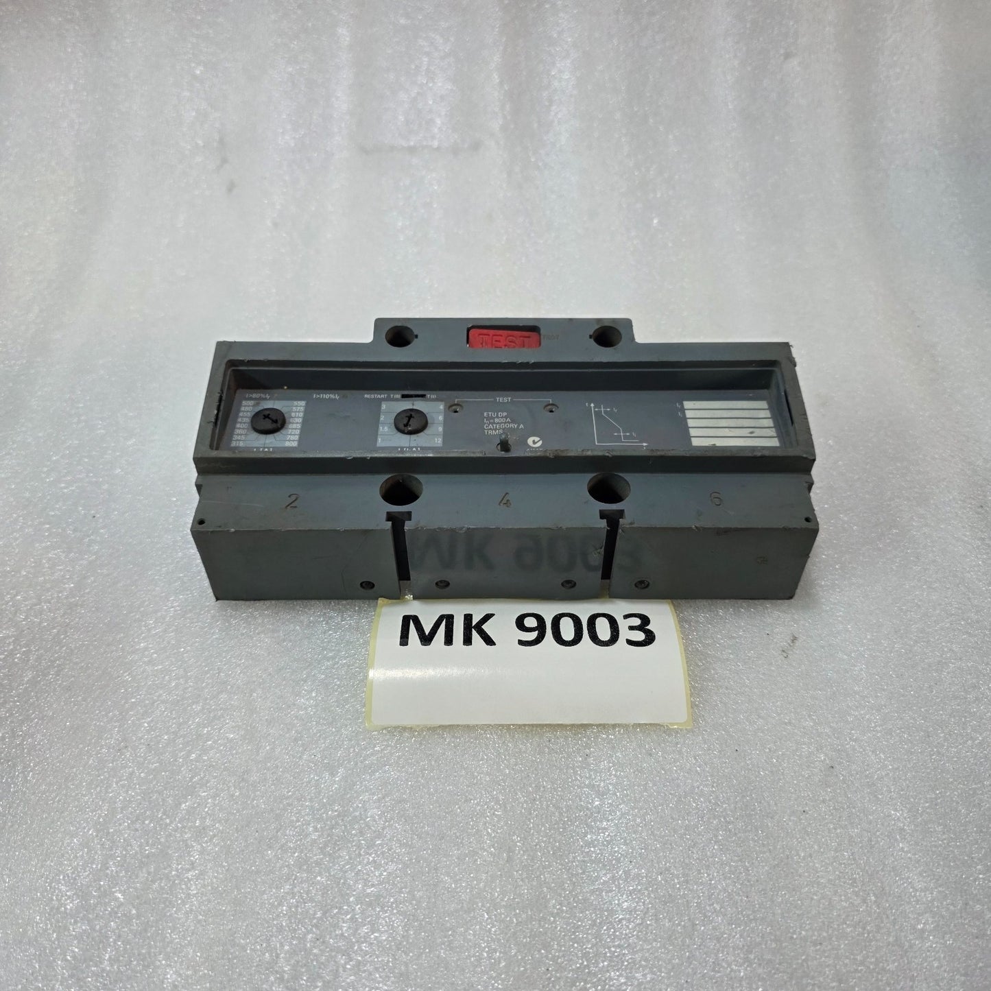 SIEMENS 3VT9480-6AC00 ELECTRONIC TRIP UNIT ETU DP LI – 800A MCCB PROTECTION MODU
