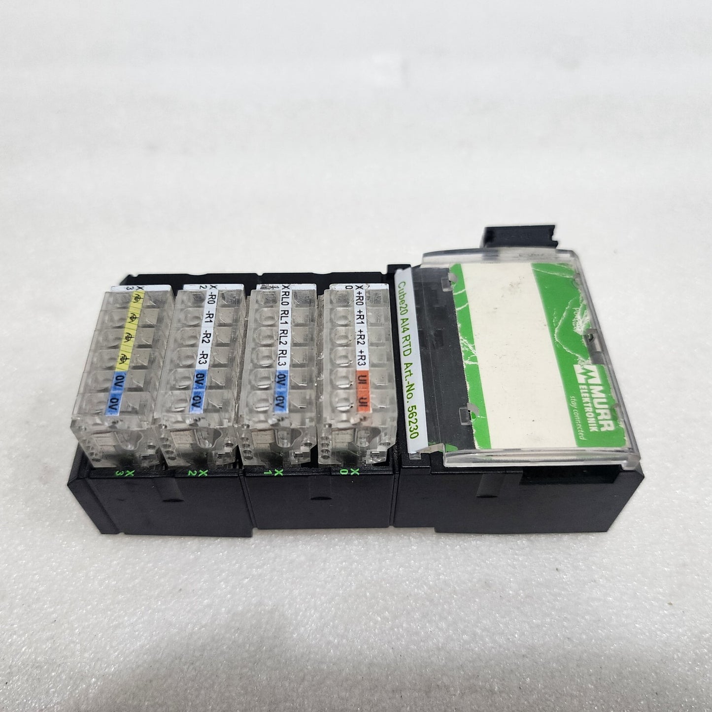 MURR ELEKTRONIK CUBE20 AI4 RTD 56230 ANALOG INPUT EXPANSION MODULE