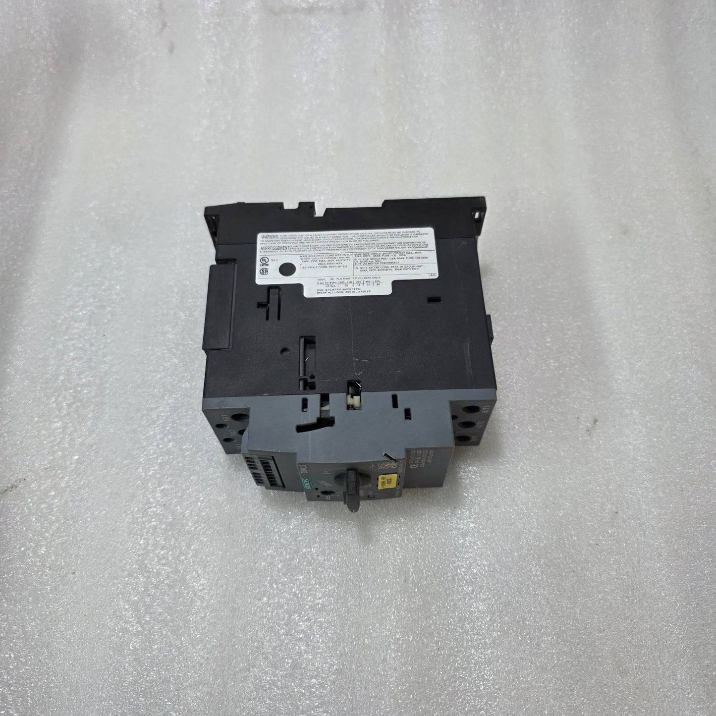 SIEMENS SIRIUS 3RV2031-4PA10 MOTOR PROTECTION CIRCUIT BREAKER (MPCB) – 28–36A