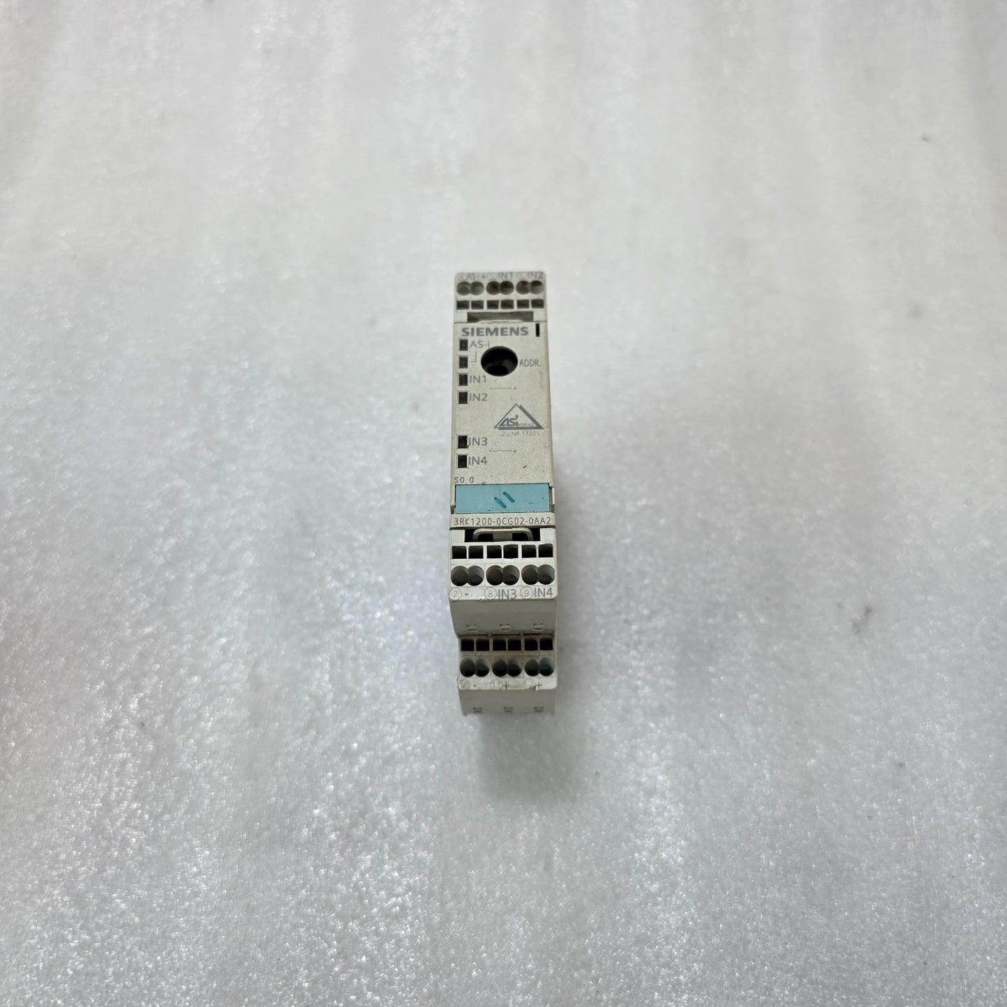 SIEMENS 3RK1200-0CG02-0AA2 AS-I MODULE – 4 INPUT AS-INTERFACE DIGITAL I/O MODULE
