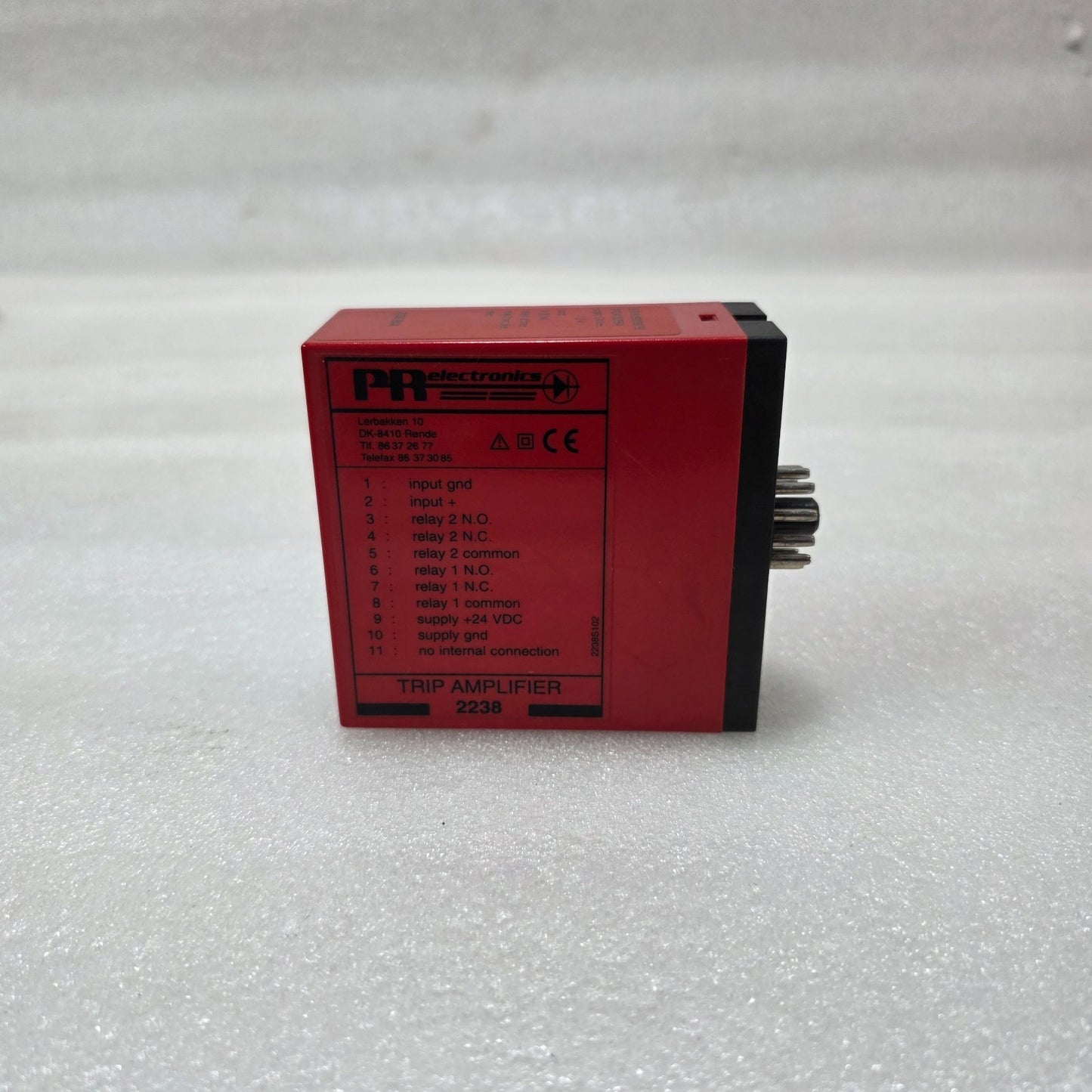 PR ELECTRONICS 2238 B4A DUAL TRIP AMPLIFIER – 24V DC, 4–20MA 2238