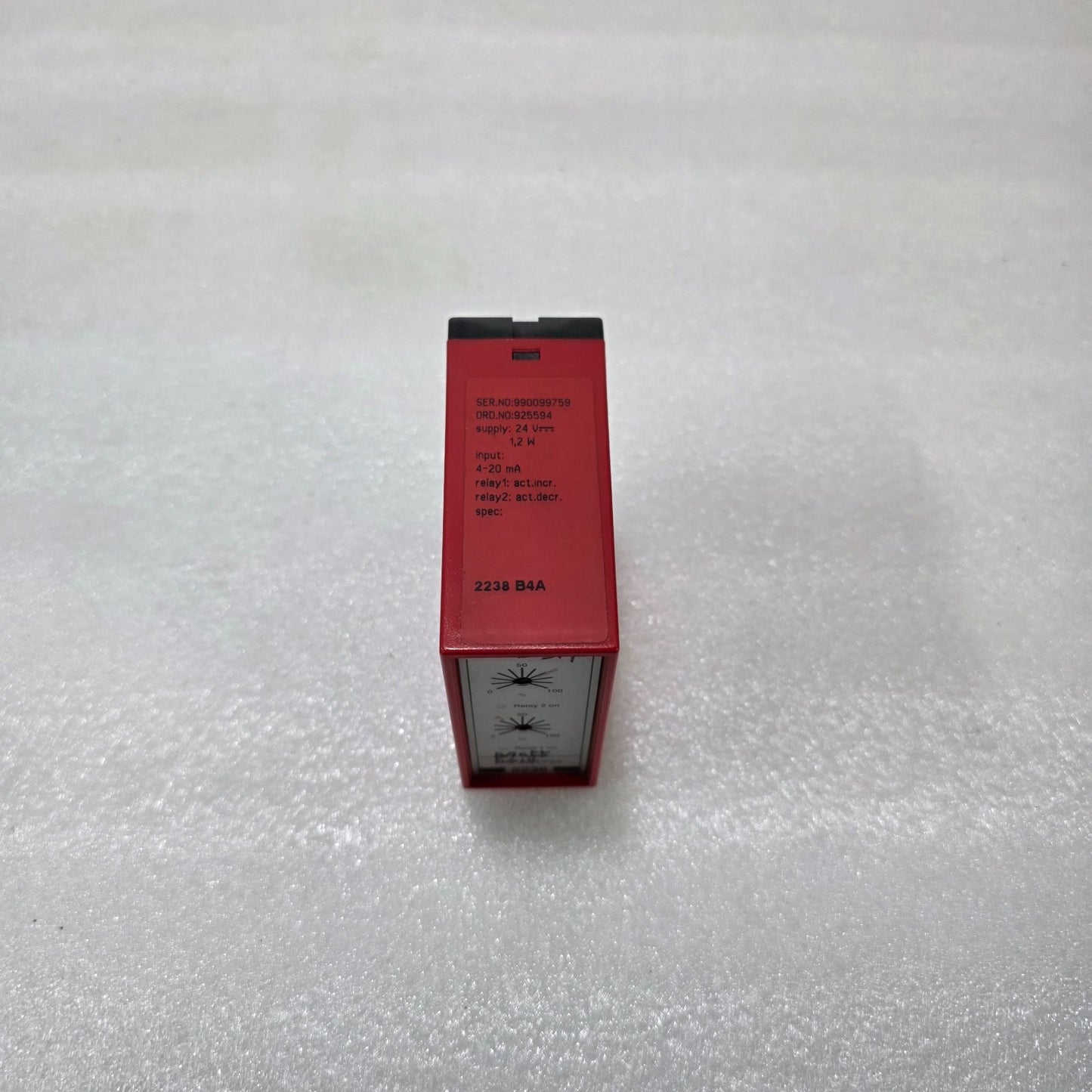 PR ELECTRONICS 2238 B4A DUAL TRIP AMPLIFIER – 24V DC, 4–20MA 2238