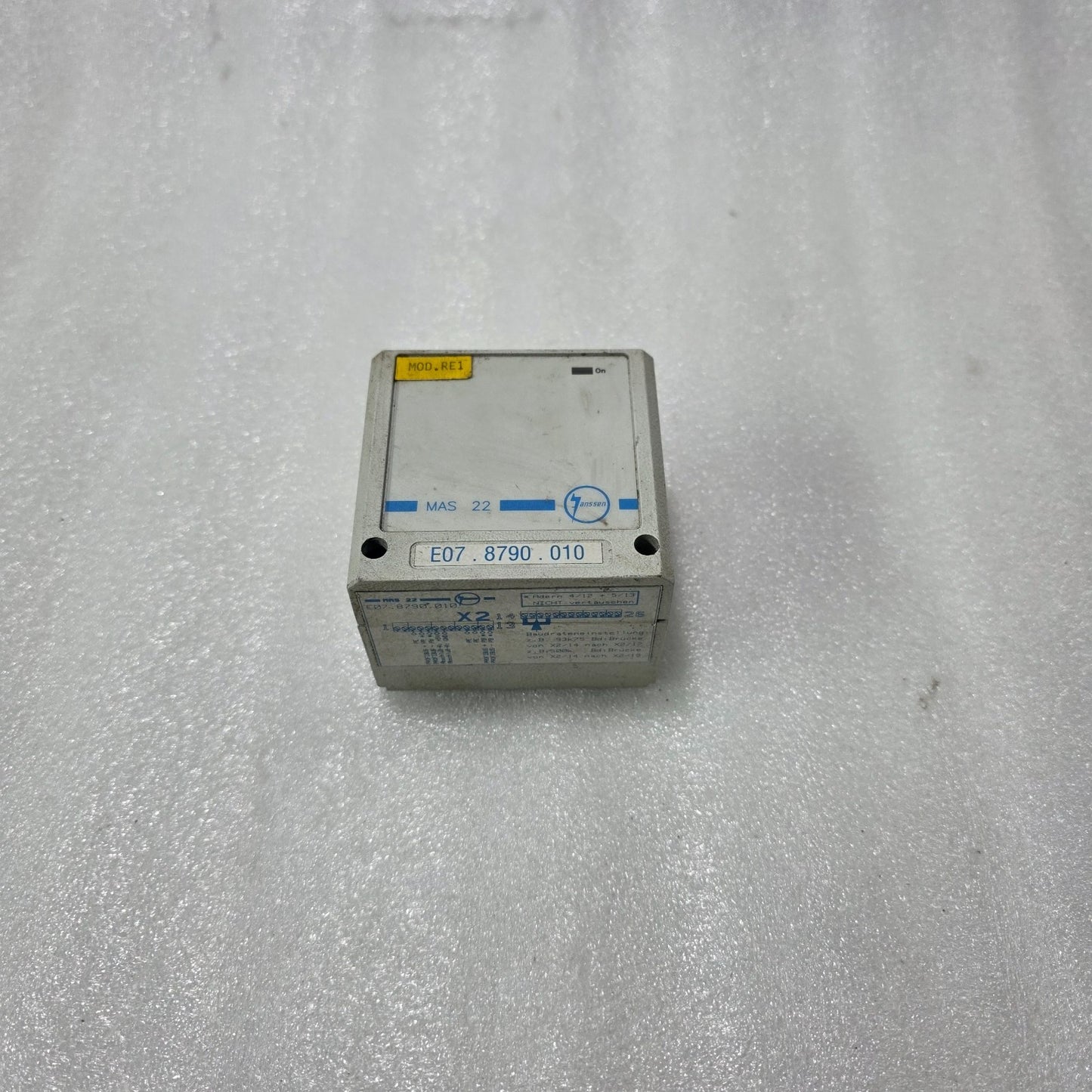 JANSSEN MAS 22 MODULE RE1 E07.8790.010 INDUSTRIAL CONTROL UNIT