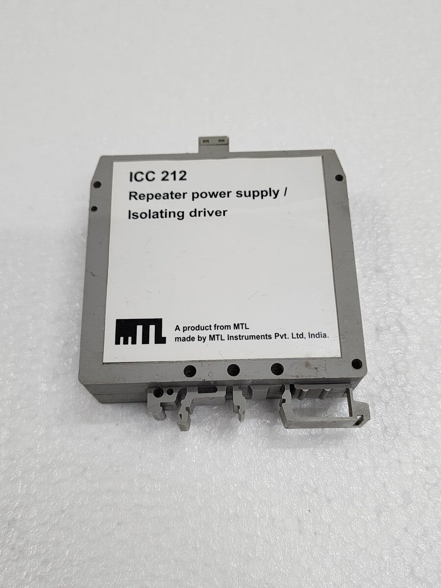 MTL ICC 212 REPEATER POWER SUPPLY AND ISOLATING DRIVER