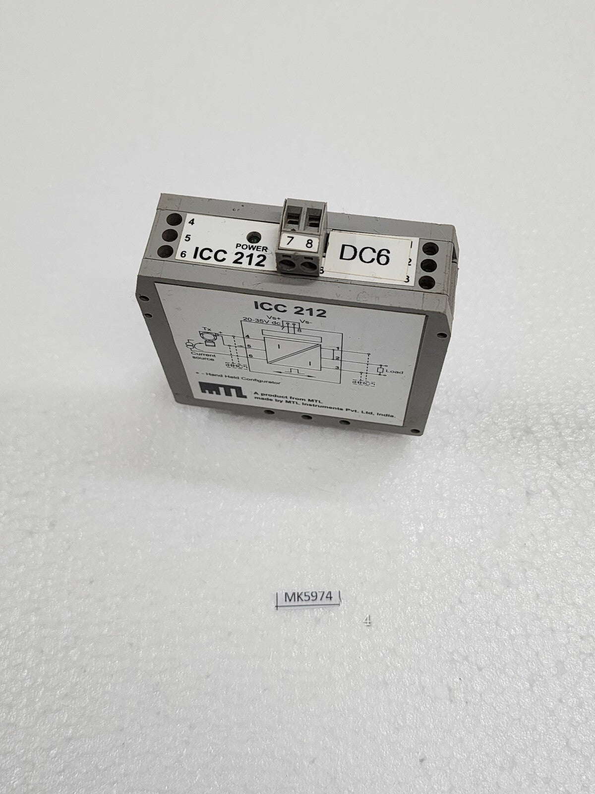 MTL ICC 212 REPEATER POWER SUPPLY AND ISOLATING DRIVER