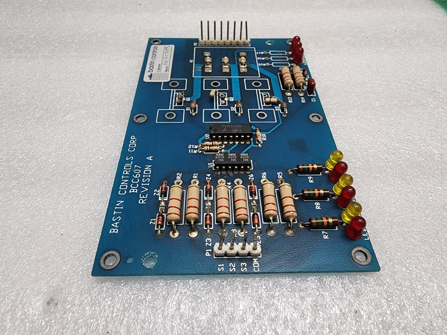 BASTIN CONTROLS CORP BCC607 PCB