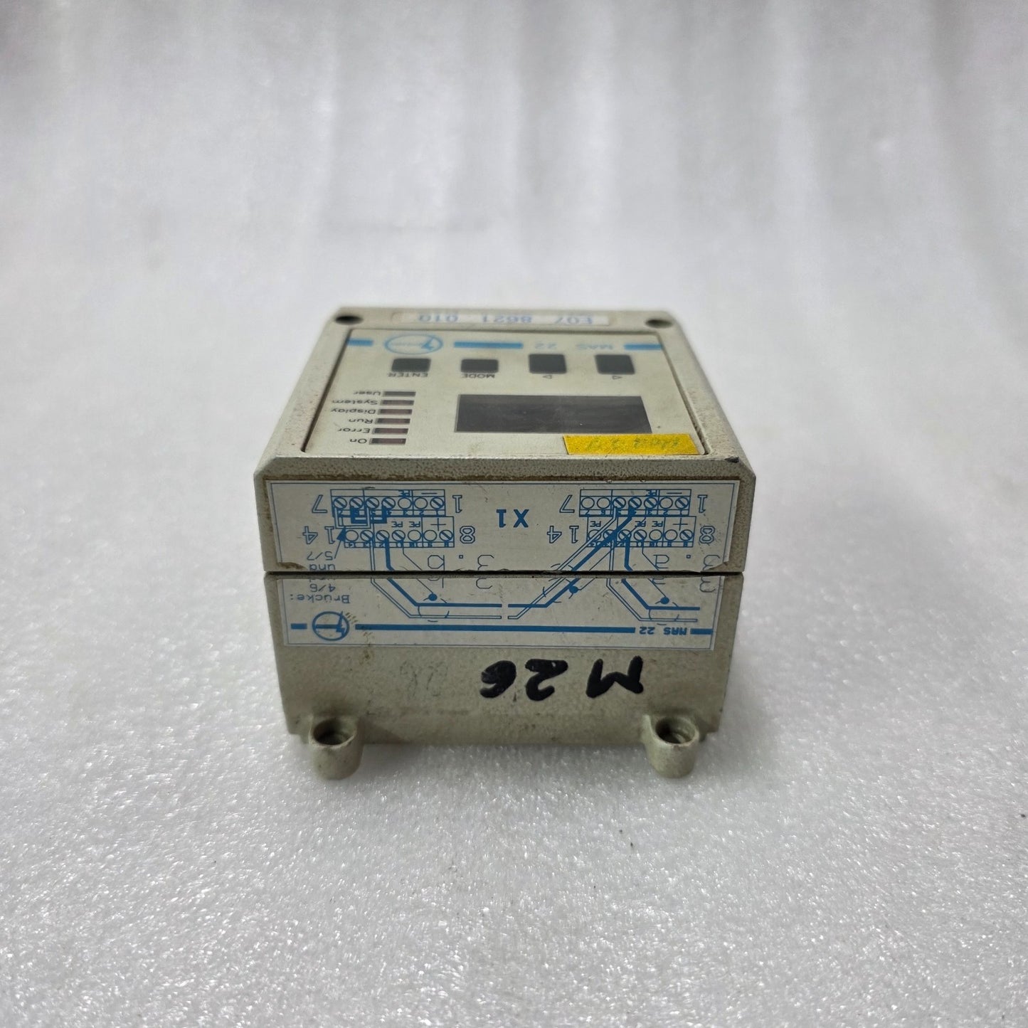 JANSSEN MAS 22 CONTROLLER DISPLAY MODULE INDUSTRIAL CONTROL UNIT