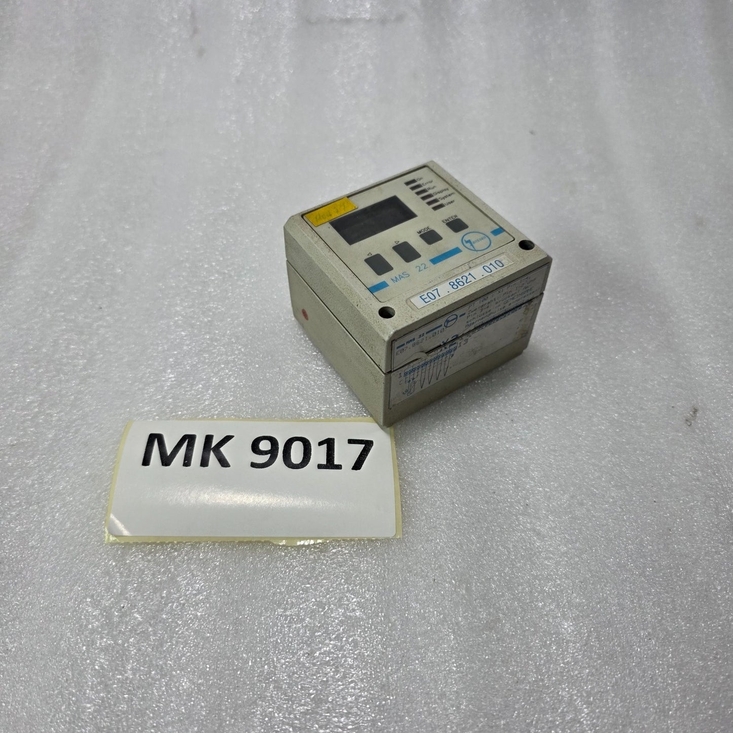 JANSSEN MAS 22 CONTROLLER DISPLAY MODULE INDUSTRIAL CONTROL UNIT