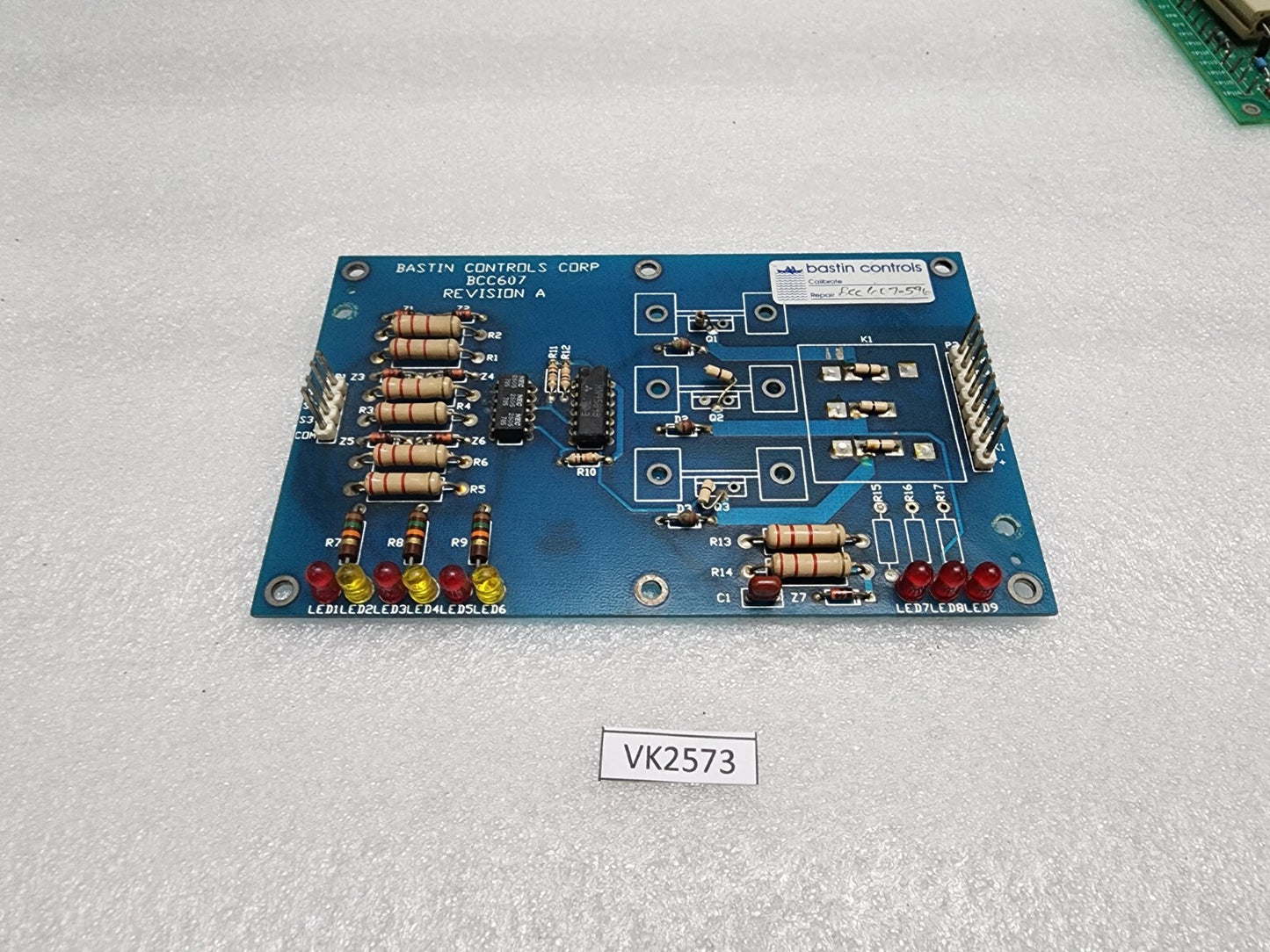 BASTIN CONTROLS CORP BCC607 PCB