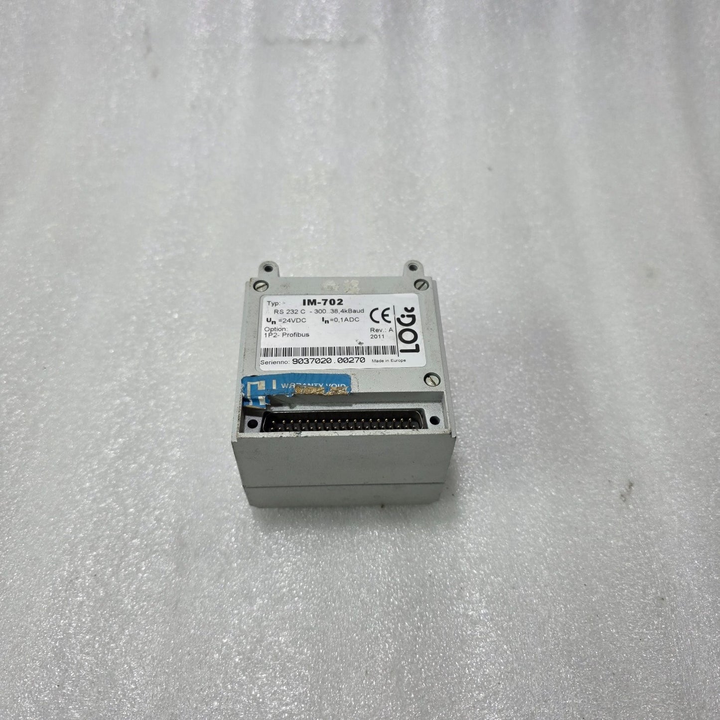 ARTISYS LOGIC IM-702 RS232C PROFIBUS INTERFACE MODULE 24VDC INDUSTRIAL CONTROLLE