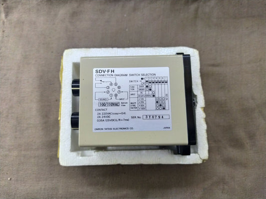 Omron SDV-FH8 Voltage Sensor 100-110V AC SDV-FH