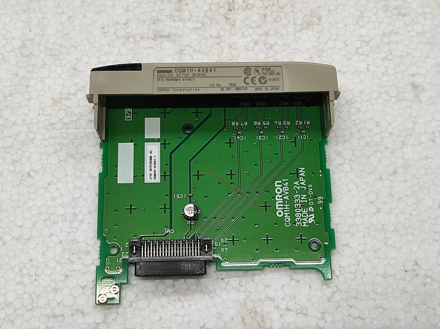 Omron Timer Card for CPU51 CQM1H-AVB41 Analog Setup Board