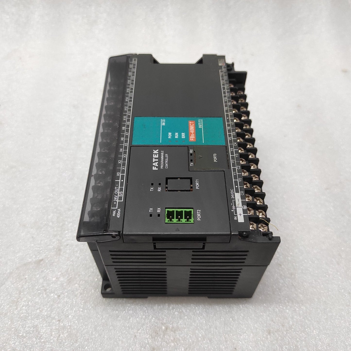 FATEK FBS-40MCT JU-D24 PROGRAMMABLE CONTROLLER 24VDC