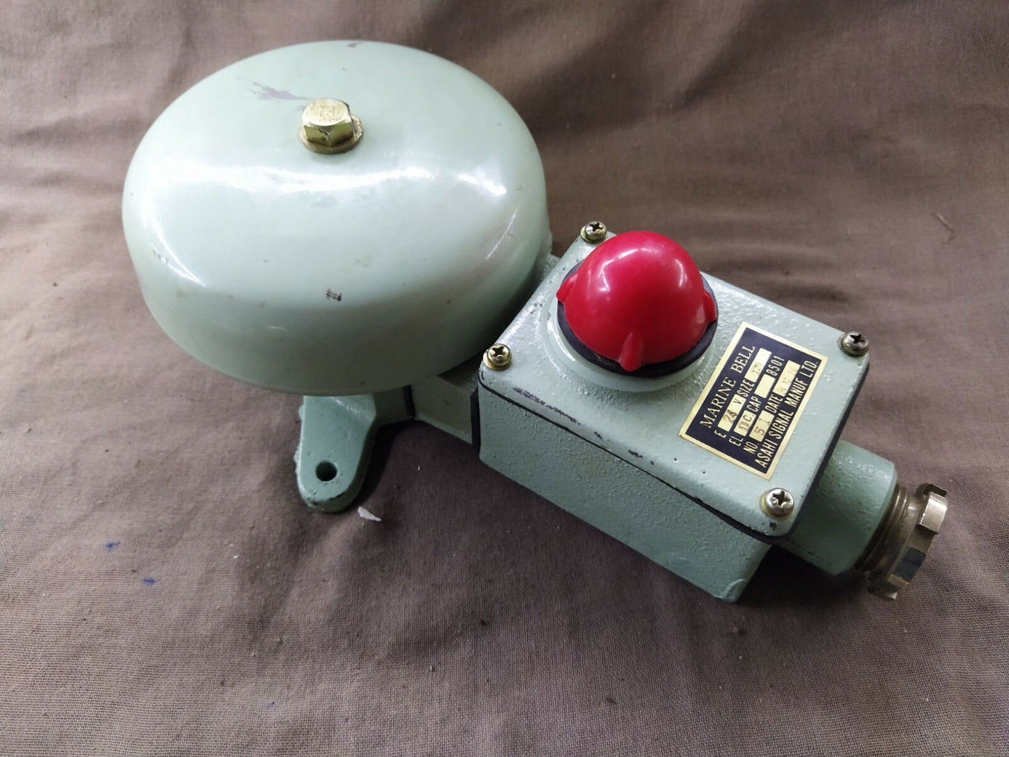 Asahi Signal Manuf Marine Bell 24 VDC