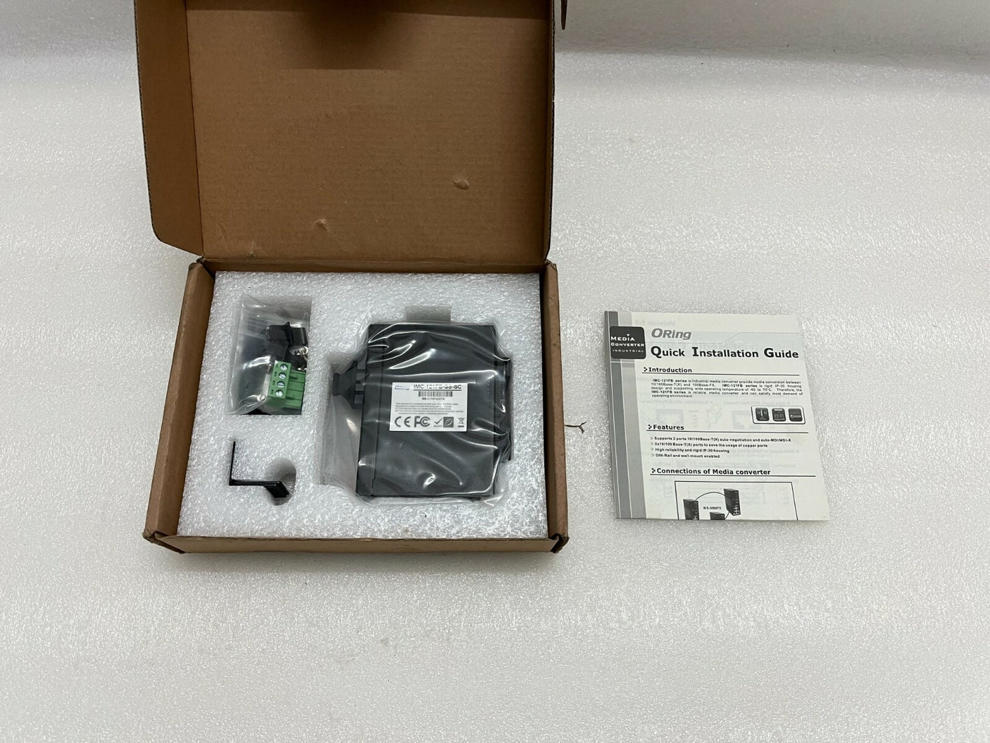 ORING IMC-121FB-SS-SC INDUSTRIAL ETHERNET SWITCH