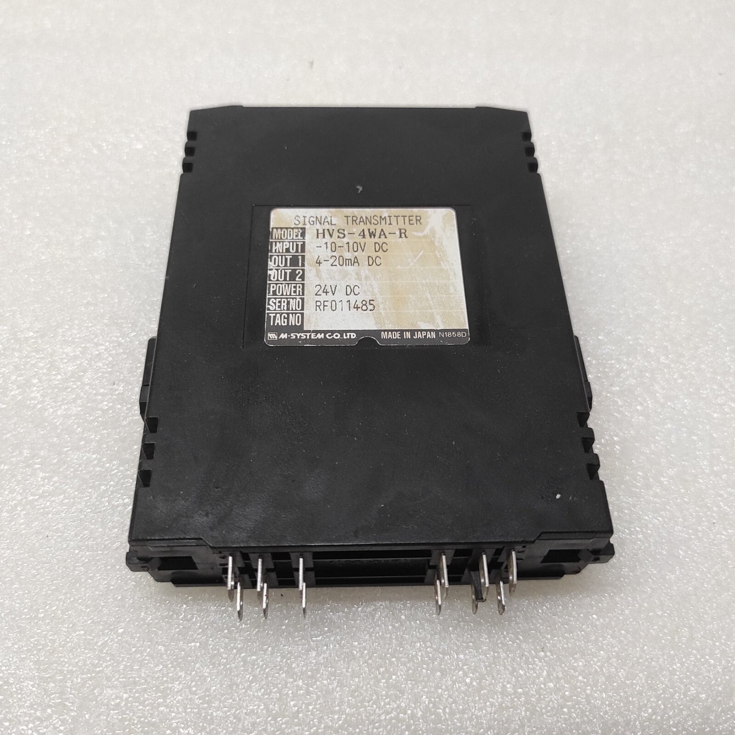M-SYSTEM HVS-4WA-R SIGNAL TRANSMITTER 24VDC