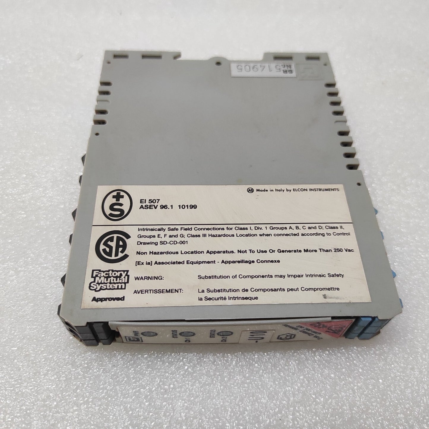 ELCON INSTRUMENT 432 2-CH ISOLATING CONTACT/PROX SENSOR REPEATER OPEN COLLECTOR