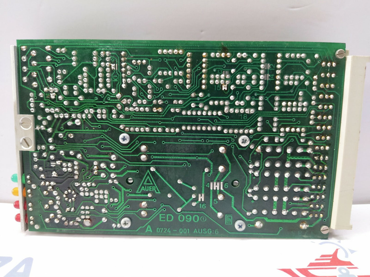 AUER ED 090 ASSY NO A 0724-001 AUSG-6 SMD ALARM CONTROLLER CARD