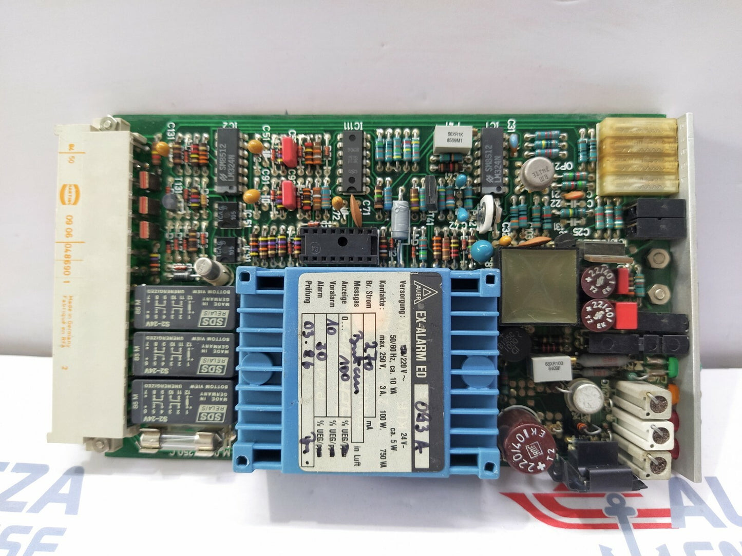 AUER ED 090 ASSY NO A 0724-001 AUSG-6 SMD ALARM CONTROLLER CARD