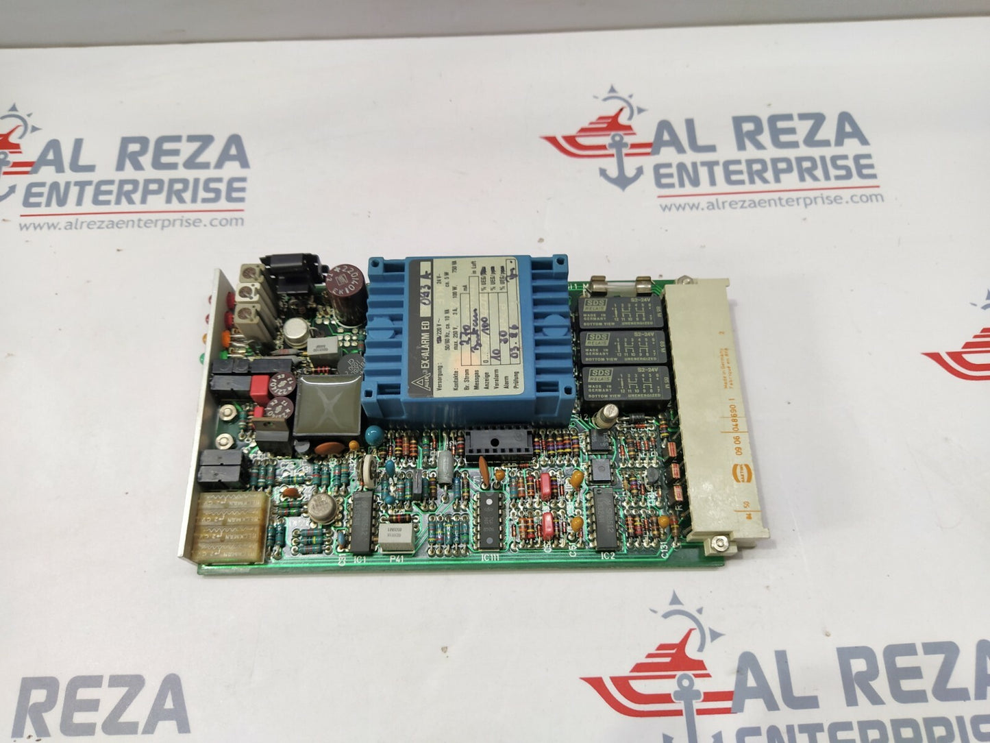 AUER ED 090 ASSY NO A 0724-001 AUSG-6 SMD ALARM CONTROLLER CARD